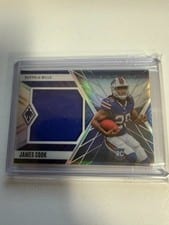 2022 Panini Phoenix Rookie Memorabilia James Cook #RME-15 card