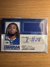2022 Panini Rookies & Stars Freshman Orientation James Cook #FO-JC card