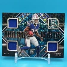 2022 Panini Spectra Building Blocks James Cook #BBL-JCO card
