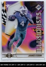 2023 Panini Illusions Illusionists James Cook #5 card
