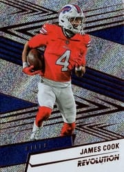 2025 Panini Revolution Base Set James Cook #112 card