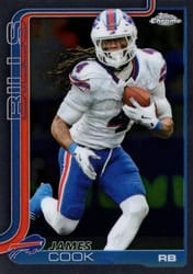 2025 Topps Chrome Base Set James Cook #35 card