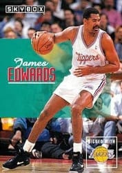 1992-93 SkyBox Base Set James Edwards #103 card