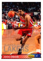 1992-93 Upper Deck Base Set James Edwards #84 card