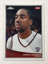 2009 Topps Chrome James Harden #99 card