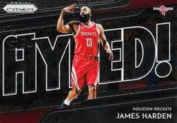2018-19 Panini Prizm Get Hyped! James Harden #7 card