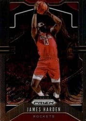 2019-20 Panini Prizm Base Set James Harden #107 card