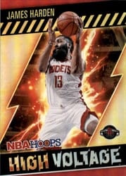 2020-21 Hoops High Voltage James Harden #21 card