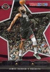 2020-21 Hoops Lights Camera Action James Harden #21 card