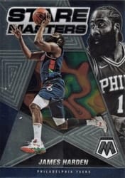 2021-22 Panini Mosaic Stare Masters James Harden #24 card
