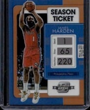 2021 Panini Contenders Optic James Harden #14 card