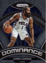 2022-23 Panini Prizm Dominance James Harden #25 card