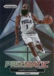 2022-23 Panini Prizm Prizmatic James Harden #11 card