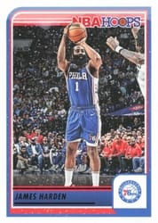 2023-24 Hoops Winter Base Set James Harden #119 card