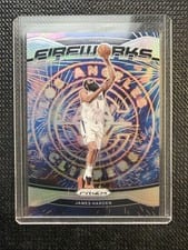 2024-25 Panini Prizm Fireworks James Harden #10 card