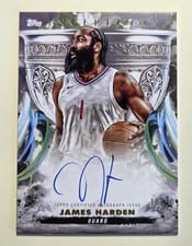 2024-25 Topps Inception Grail Chasing Signatures James Harden #GCS-JH card
