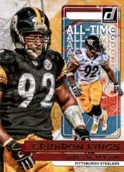 2022 Donruss All-Time Gridiron Kings James Harrison #AT-15 card