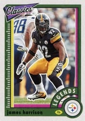 2022 Panini Classics Base Set James Harrison #118 card