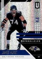 2018 Panini Unparalleled Base Set James Hurst #19 card