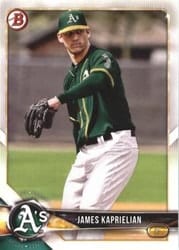 2018 Bowman Prospects James Kaprielian #BP44 card