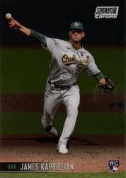 2021 Stadium Club Chrome Base Set James Kaprielian #177 card
