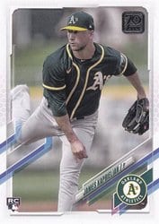 2021 Topps Base Set James Kaprielian #167 card