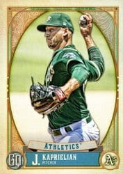 2021 Topps Gypsy Queen Base Set James Kaprielian #6 card
