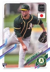 2021 Topps Japan Edition Base Set James Kaprielian #119 card