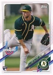 2021 Topps Opening Day Base Set James Kaprielian #173 card