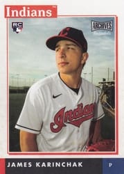 2020 Topps Archives Snapshots Base Set James Karinchak #AS-JK card