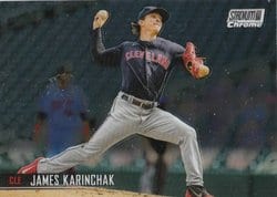 2021 Stadium Club Chrome Base Set James Karinchak #28 card