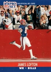 1990 Pro Set Base Set James Lofton #753 card