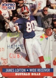 1991 Pro Set Base Set James Lofton #444 card