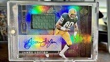 2022 Panini Illusions Immortalized Jersey Autographs James Lofton #IJA-JL card