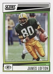 2022 Score Base Set James Lofton #102 card