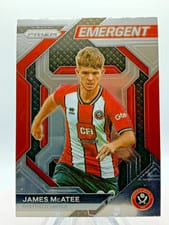 2023 Panini Prizm Premier League Emergent James McAtee #7 card