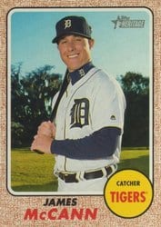2017 Topps Heritage Base Set James McCann #242 card