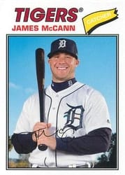 2018 Topps Archives Base Set James McCann #172 card