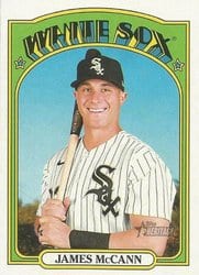 2021 Topps Heritage Base Set James McCann #346 card