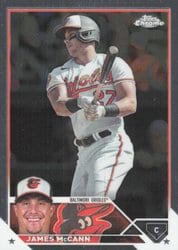 2023 Topps Chrome Update Base Set James McCann #USC7 card