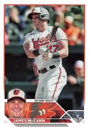 2023 Topps Update Base Set James McCann #US248 card