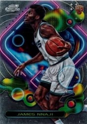 2023-24 Topps Chrome Cosmic Base Set James Nnaji #178 card
