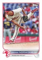 2022 Topps Mini Base Set James Norwood #US193 card