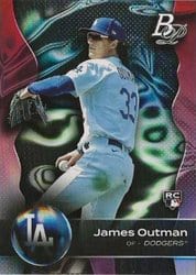 2023 Bowman Platinum Base Set James Outman #53 card