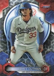 2023 Bowman's Best Base Set James Outman #63 card
