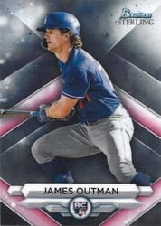 2023 Bowman Sterling Base Set James Outman #BSR-25 card
