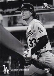 2023 Topps Black & White Base Set James Outman #98 card