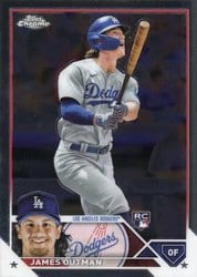 2023 Topps Chrome Base Set James Outman #81 card
