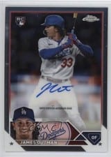 2023 Topps Chrome Update Autograph James Outman #AC-JOU card