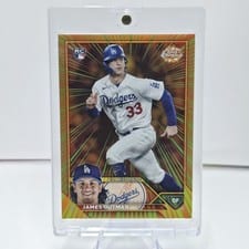 2023 Topps Chrome Update Radiating Rookies James Outman #RR-27 card